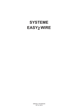 urmet domus MT101-007 F - Systeme Easy 2 Wire Manuel utilisateur