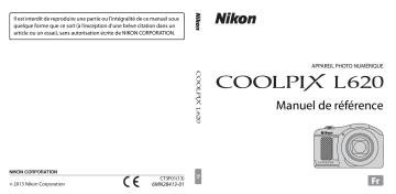 Nikon COOLPIX L620 Manuel utilisateur | Fixfr
