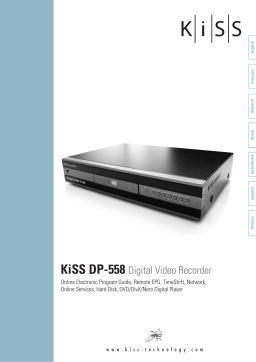 KiSS DP-558 Manuel utilisateur