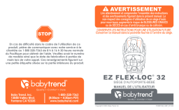 Baby Trend EZ FLEX-LOC® 32 Canada - French Car Seat Manuel utilisateur