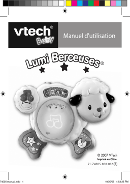 VTech LUMI BERCEUSES Manuel utilisateur