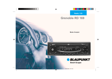 Manuel du propriétaire | Blaupunkt GRENOBLE RD 169 Manuel utilisateur | Fixfr