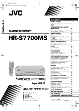 JVC HR-S7700MS Manuel utilisateur