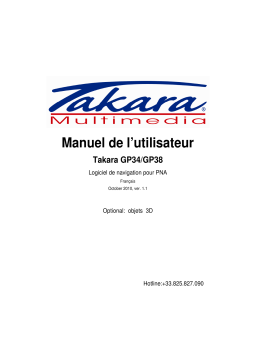 Takara GP38 Manuel utilisateur