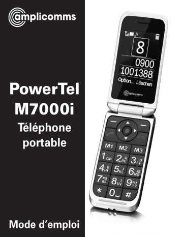Mode d'emploi | Amplicomms PowerTel M7000i Manuel utilisateur | Fixfr