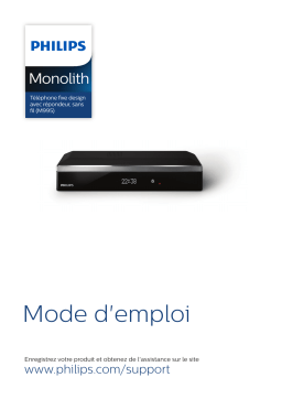 Philips Monolith M995 Manuel utilisateur