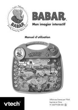 VTech BABAR-MON IMAGIER INTERACTIF Manuel utilisateur