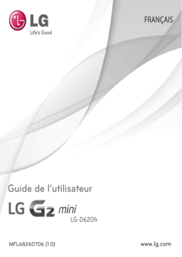 LG Série G2 Mini Mode d'emploi