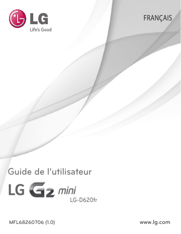 D620FR | LG Série G2 Mini Mode d'emploi | Fixfr