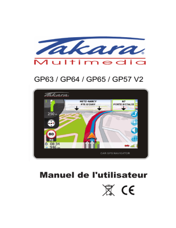 Manuel du propriétaire | Takara GP64 Manuel utilisateur | Fixfr