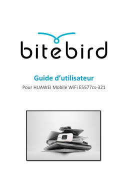 Bitebird Huawei Mobile WiFi E5577cs-321 Manuel utilisateur