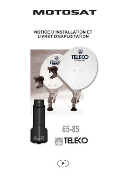 Teleco MotoSat 65/85 Manuel utilisateur