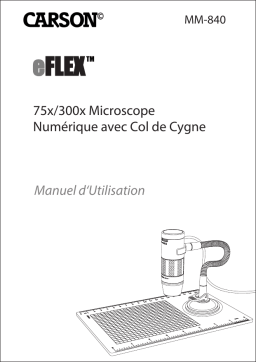 Carson MM-840 Microscope Mode d'emploi