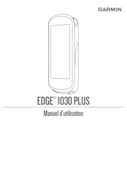 Garmin Edge 1030 Plus Manuel utilisateur