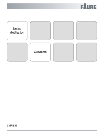 Manuel du propriétaire | Faure CMPI631W Manuel utilisateur | Fixfr