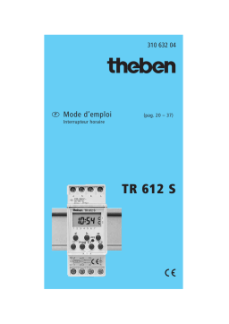 THEBEN TR 612 S Manuel utilisateur