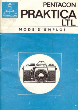 Praktica LTL Mode d'emploi