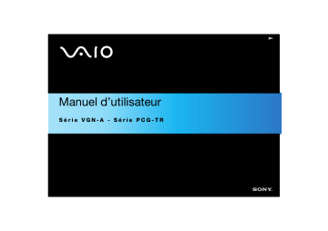 Manuel du propriétaire | Sony PCG-TR5MP Manuel utilisateur | Fixfr