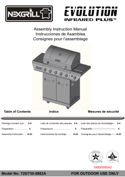 Nexgrill 720-0882A grill Manuel utilisateur