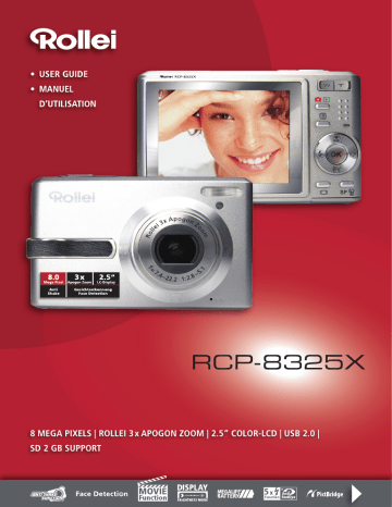 RCP-8325X | Rollei RCP 8325 X Manuel utilisateur | Fixfr