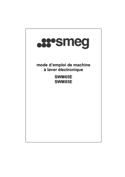 Smeg SWM65E Manuel utilisateur