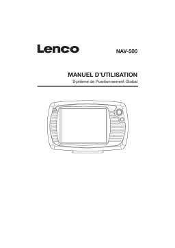 Lenco NAV-500 Manuel utilisateur