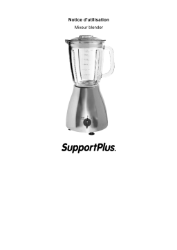 SUPPORTPLUS MIXEUR BLENDER SP-ICB-001 Manuel utilisateur