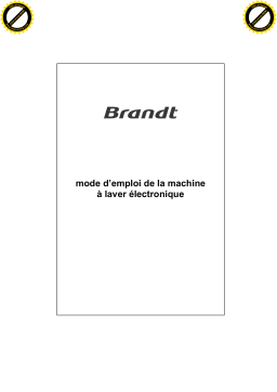 Brandt WFE1235E Manuel utilisateur