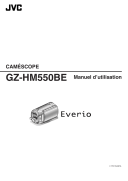 JVC GZ HM550BE Manuel utilisateur