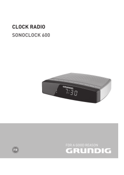 Grundig Sonoclock 600 Manuel utilisateur