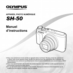 Olympus SH50 Mode d'emploi