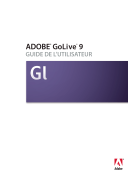 Adobe GoLive 9 Manuel utilisateur