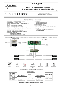 Pulsar DC/DC30SD Manuel utilisateur