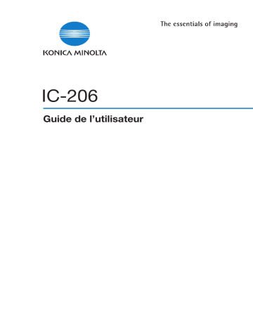 Manuel du propriétaire | Konica Minolta BIZHUB 163 Manuel utilisateur | Fixfr