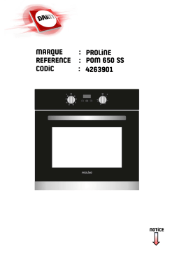 Proline POM 650 SS Manuel utilisateur