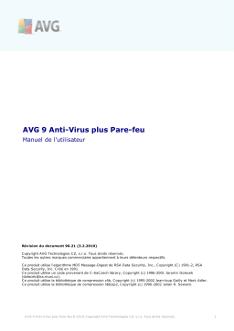 AVG ANTI-VIRUS PLUS PARE-FEU 9.0 Manuel utilisateur