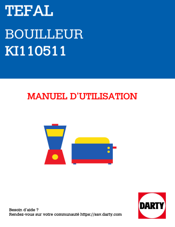 Manuel du propriétaire | Tefal KI320D12 EQUINOX2 Manuel utilisateur | Fixfr