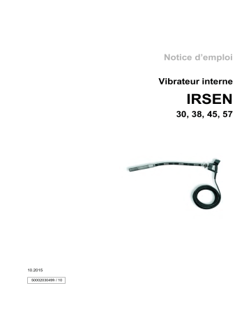 IRSEN45/115Laser | IRSEN58/042GV | IRSEN58/042 | IRSEN58/250GV | IRSEN30/042 | IRSEN45/042 | Wacker Neuson IRSEN38/042 High Frequency Internal Vibrator Manuel utilisateur | Fixfr