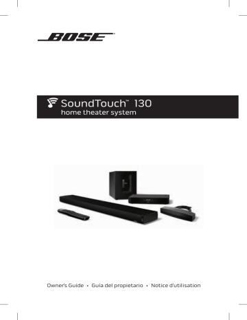 Manuel du propriétaire | Bose SOLO 15 SERIE II Manuel utilisateur | Fixfr