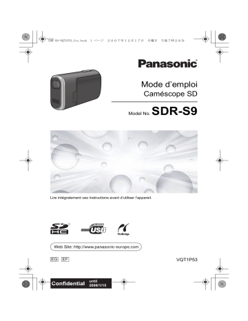 Panasonic SDR S9 Mode d'emploi | Fixfr