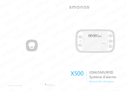 Smanos X500 Manuel utilisateur