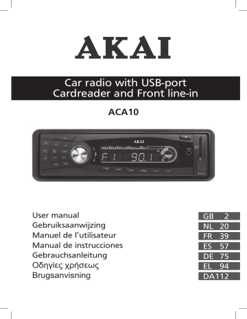 Manuel du propriétaire | Akai ACA 10 Manuel utilisateur | Fixfr