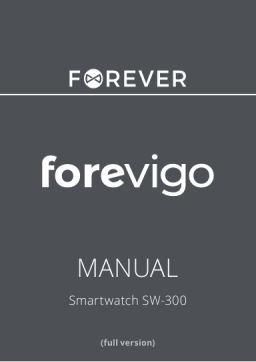 Forever SW-300 FOREVIGO Manuel utilisateur