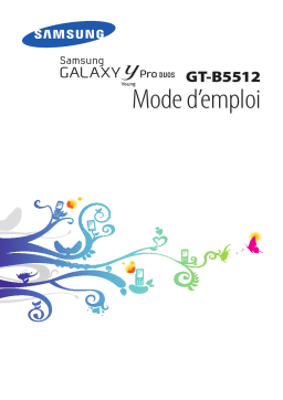 Samsung GT-B5512 Galaxy Y Pro Duos Manuel utilisateur