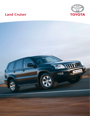 Manuel du propriétaire | Toyota Land Cruiser Manuel utilisateur | Fixfr