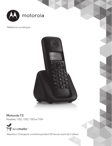 Manuel du propriétaire | Motorola T301 Manuel utilisateur | Fixfr