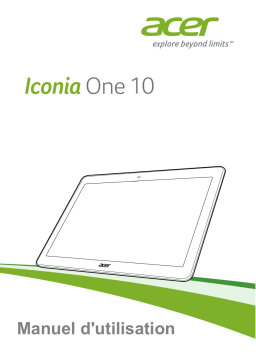 Acer Iconia B3-A10 Manuel utilisateur