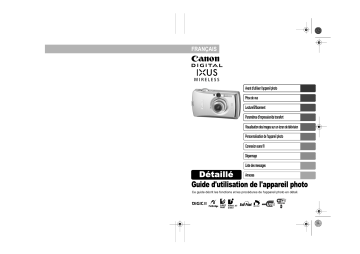 Mode d'emploi | Canon IXUS Wireless Manuel utilisateur | Fixfr