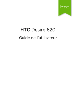 HTC Desire 620 Manuel utilisateur