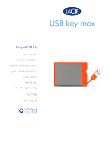 Manuel du propriétaire | LaCie USB KEY MAX ORANGE Manuel utilisateur | Fixfr